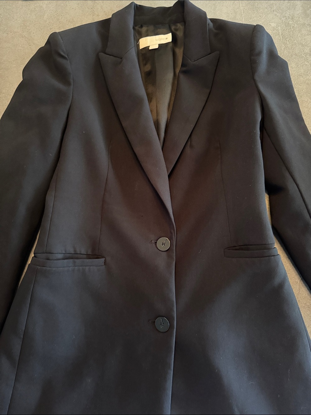 Zara Long Blazer Coat - Picture 3 of 10
